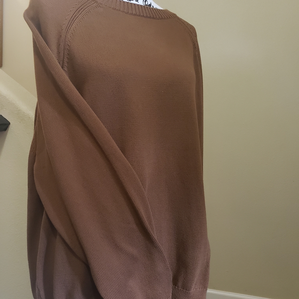 NWT Banana Republic Factory Men's Crewneck Sweater in Warm Brown